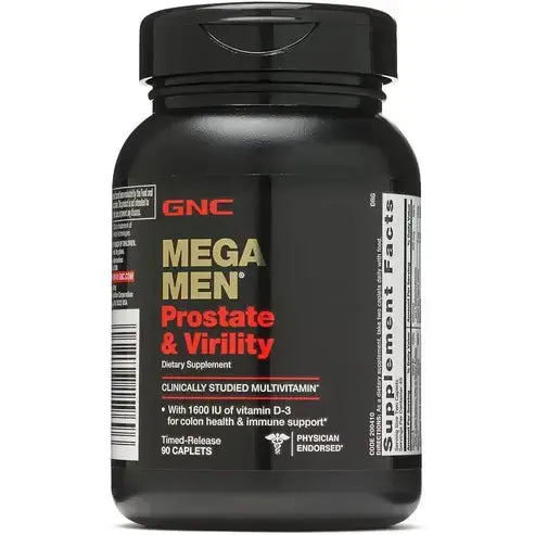 GNC Mega Men Prostate and Virility, 90 Caplets | Vitamins Depots | GH