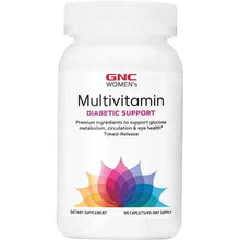 GNC Women's Diabetic Support Multivitamin | Maintain Healthy Blood Sugar Levels Plus Targeted Eye, Nerve and Cardiovascular Function | Daily Vitamin Supplement | 90 Caplets
