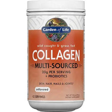 Garden of Life Marine & Grass-Fed Collagen Peptides Powder Supplement (Type I, III) with Probiotics & BCAAs for Mobility, Joint Health, Hair, Skin & Nails - Unflavored, 20g per Serving, 12 Servings
