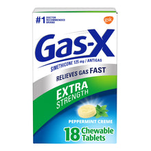 Gas-X Extra Strength Chewable Gas Relief Tablets with Simethicone 125 mg, 18 Count Gas-X