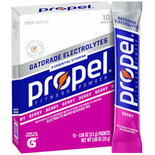 Gatorade Propel Powder Packet Electrolyte Berry Flavor - 10 count