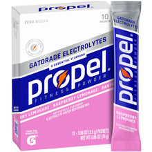 Gatorade Propel Powder Packet Electrolyte Raspberry Lemonade Flavor - 10 count