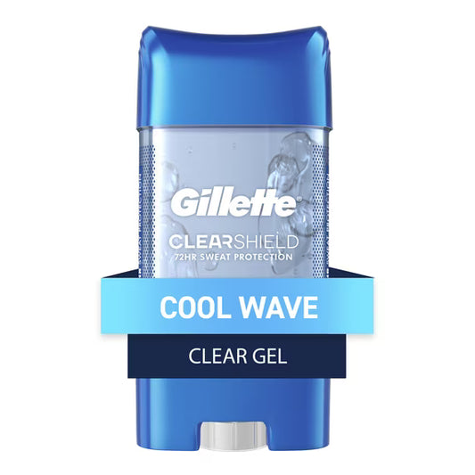 Gillette Cool Wave Clear Gel Men's Antiperspirant and Deodorant, 3.8 oz.