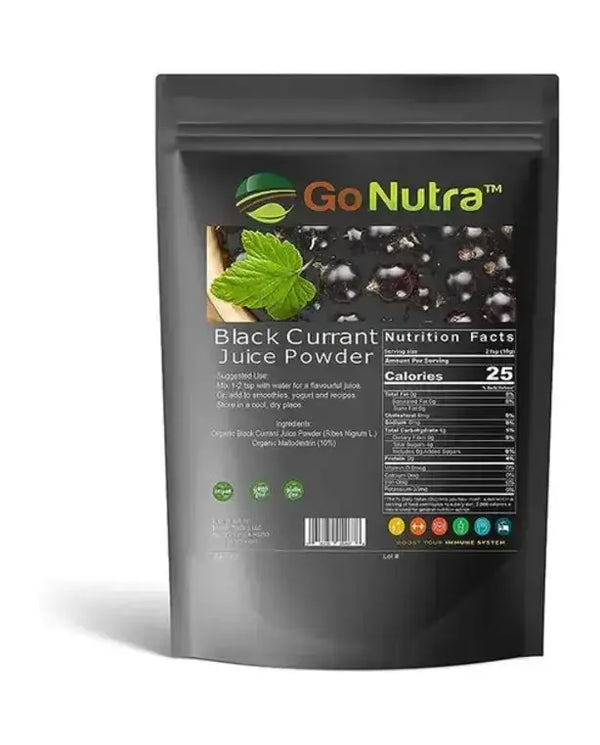 Go Nutra Black Currant Powder Ribes Nigrum 1lb Antioxident Anthocyanin Blackcurrant Berry
