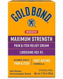 Gold Bond Medicated Maximum Strength Pain & Itch Relief Cream, 1.75
oz