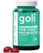 Goli Pre + Post + Probiotics Gummies - 60 Count - World’s First 3-in-1 Gluten-Free, Vegan, Non-GMO, and Gelatin-Free.
