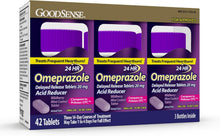 GoodSense Omeprazole 20 mg, Acid Reducer, 42 Delayed Release Tablets