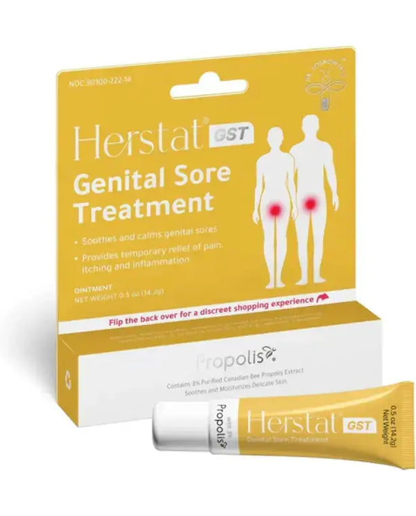 Herstat GST Genital Sore Treatment | Fast, Effective Relief from Pain, Itching and Discomfort

