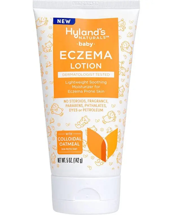 Hyland's Naturals Baby Eczema Lotion, Lightweight Soothing Moisturizer for Eczema Prone Skin, With Colloidal Oatmeal, 5 ounce
