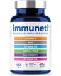 Immuneti - Advanced Immune Defense, 6-in-1 Powerful Blend of Vitamin C, Vitamin D3, Zinc, Elderberries, Garlic Bulb, Echinacea - Supports Overall Health, Provides Vital Nutrients & Antioxidants 60ct
