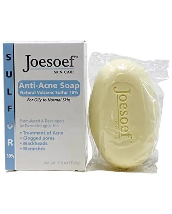 JOESOEF SKIN CARE Sulfur Soap for Acne Pharmaceutical Grade Dermatologists Approved for Acne Rosacea 100G
