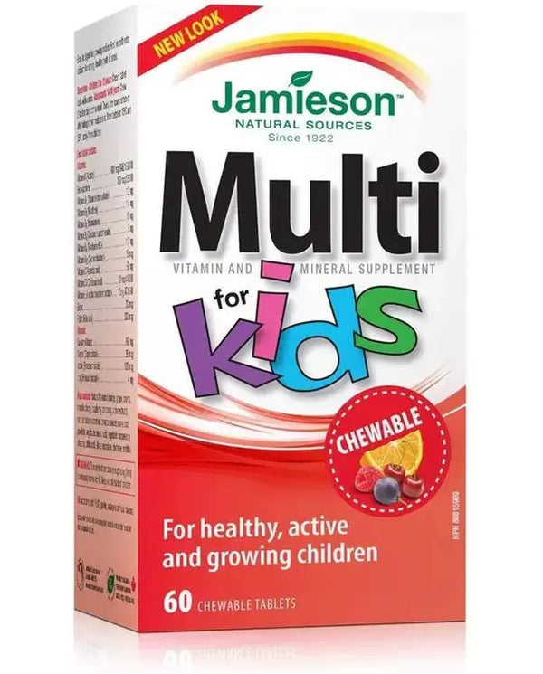 Jamieson Multiviamin for Kids 60 Chewable Tablets
