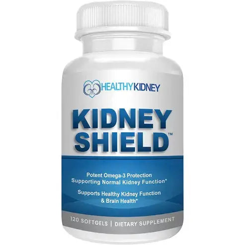 Kidney Shield 120 Caps Kidney Supplement to Support Normal Kidney Function and Support Kidney Health for Kidney Cleanse Omega 3
