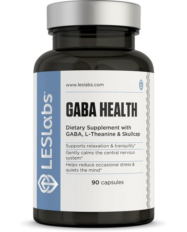 LES Labs GABA Health – Calm Mind & Relaxation, Stress Relief - 90 Capsules
