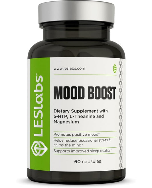 LES Labs Mood Boost – Stress Relief, Mood Support, Deep Relaxation & Better Sleep - 60 Capsules
