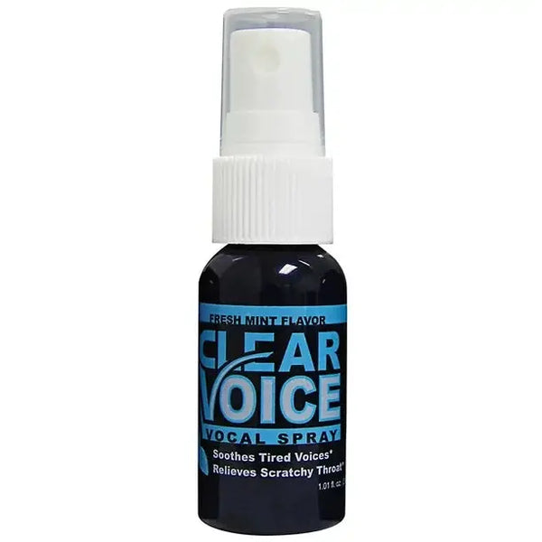 LIQUIDHEALTH Clear Voice Vocal Throat Spray Natural Sore Throat Relief, Mint 1 fl Oz
