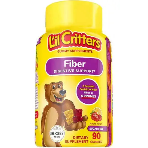 L'il Critters Kids Fiber Gummy Bears Supplement, 90 Count
