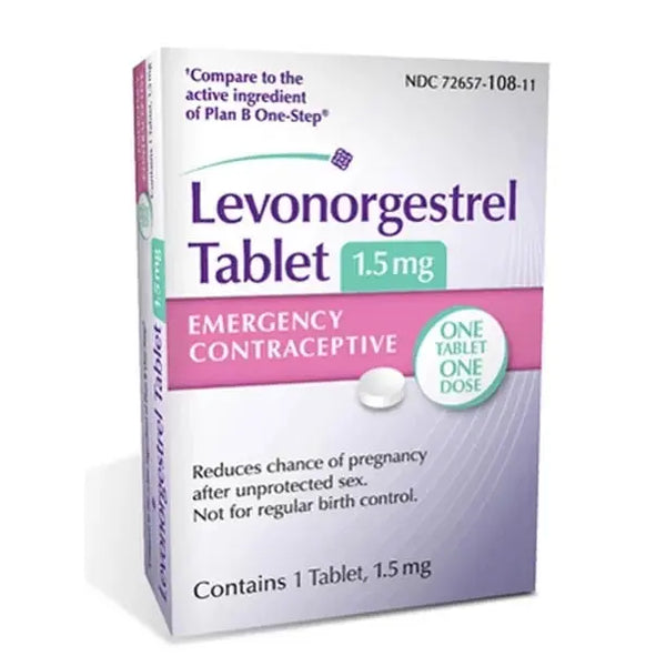 Levonorgestrel 1.5mg Emergency Contraception Tablet for Women
