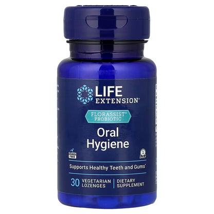 Life Extension, FLORASSIST Probiotic, Oral Hygiene, 30 Vegetarian Lozenges