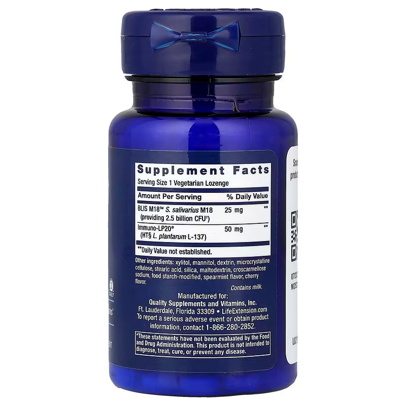 Life Extension, FLORASSIST Probiotic, Oral Hygiene, 30 Vegetarian Lozenges