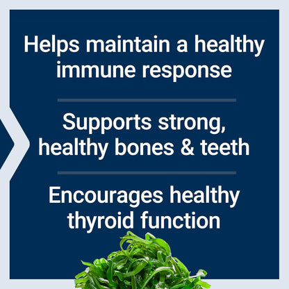 Life Extension Vitamins D and K with Sea-Iodine, Vitamin D3, Vitamin K1 and K2, Iodine, Supports Immune, Bone, arterial and Thyroid Health, Non-GMO, Gluten-Free, 60 Capsules