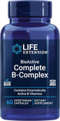 Life Extension Bioactive Complete B-Complex, 60 Veg Capsules