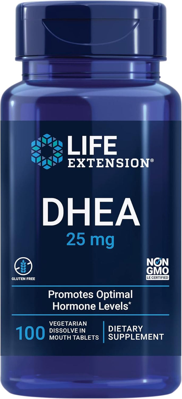 Life Extension DHEA 25 mg – 100 Capsules