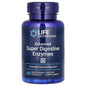 Blue supplement bottle labeled 'Life Extension Enhanced Super Digestive Enzymes' on a white background