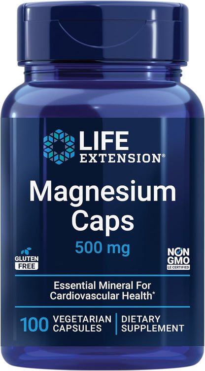 Life Extension Magnesium Caps, 500 mg