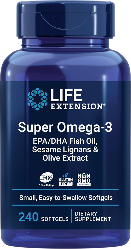 Life Extension Super Omega-3, 240 Softgels