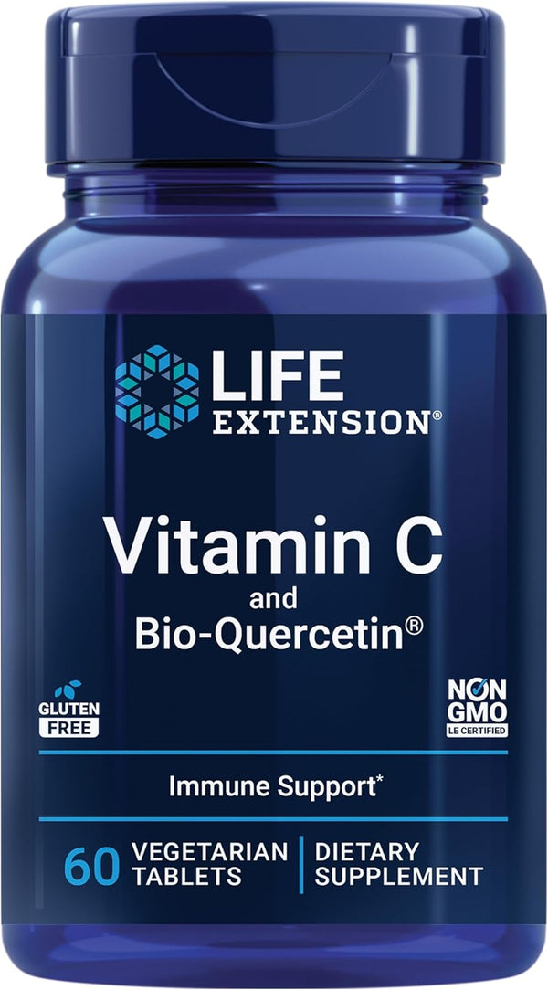 Life Extension Vitamin C and Bio-Quercetin®, 60 Tablets