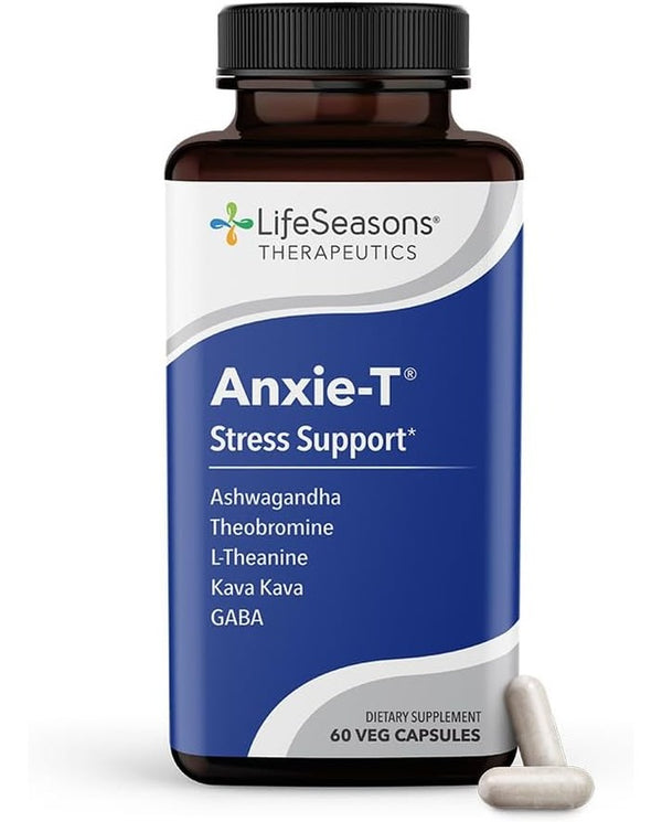 Life Seasons Anxie-T - Stress Relief Supplement - Supports Mood & Mental Focus - 60 Capsules
