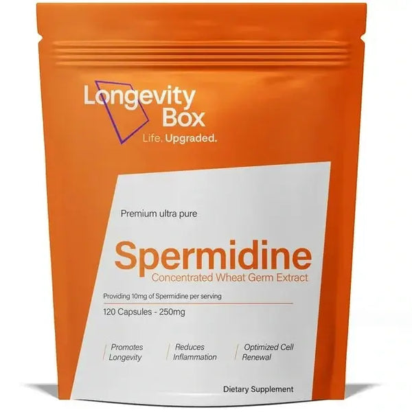 Longevity Box Premium Ultra Pure Spermidine - 120 Capsules
