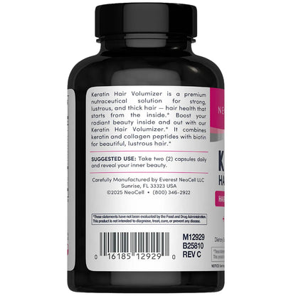 NeoCell Keratin Hair Treatment, 60 Capsules