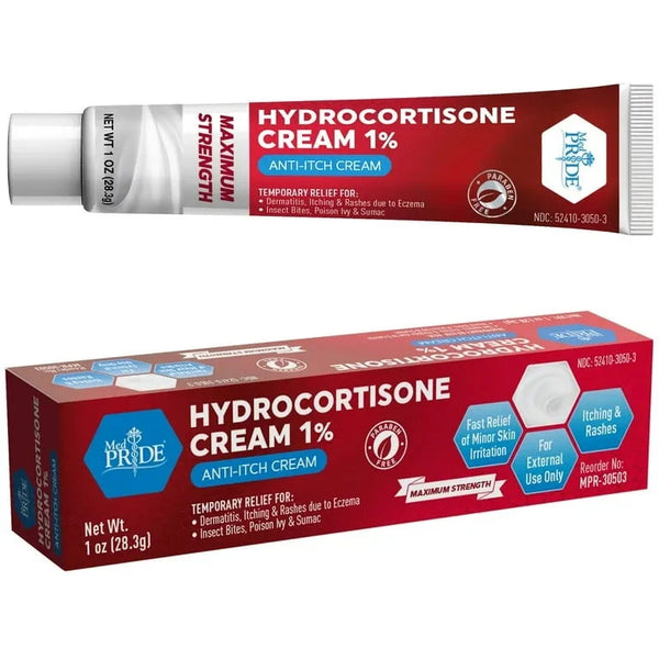 MED Pride Hydro Cortisone Cream 1% 1 oz. Med Pride