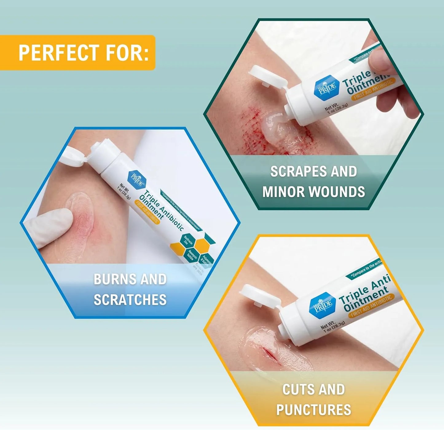 MED Pride Triple Antibiotic Pride Ointment Tube 1 Oz