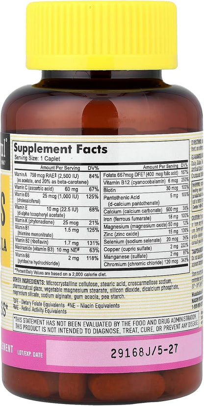 Mason Natural, Women's Daily Multi Formula, 90 Caplets