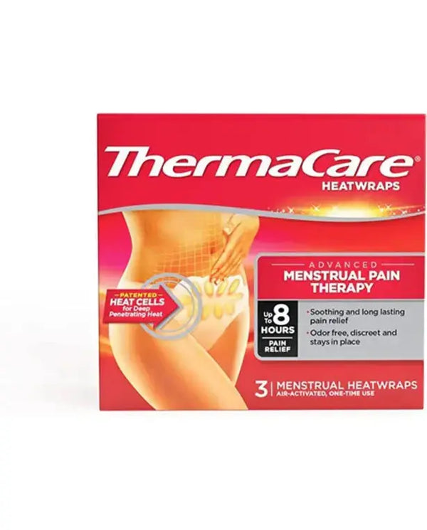 Menstrual Pain Relief Heatwrap, Soothing Heat For Up To 8 Hours of Period Pain Relief, Adheres to Clothes, Discreet, Portable Heat For Real Relief
