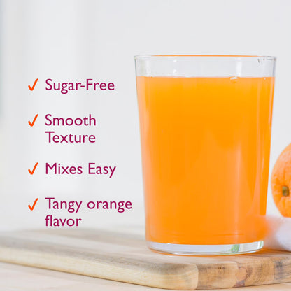 Metamucil Psyllium Fiber Powder, Sugar-Free, Orange, GLP-1 Friendly Fiber, 30 tsp