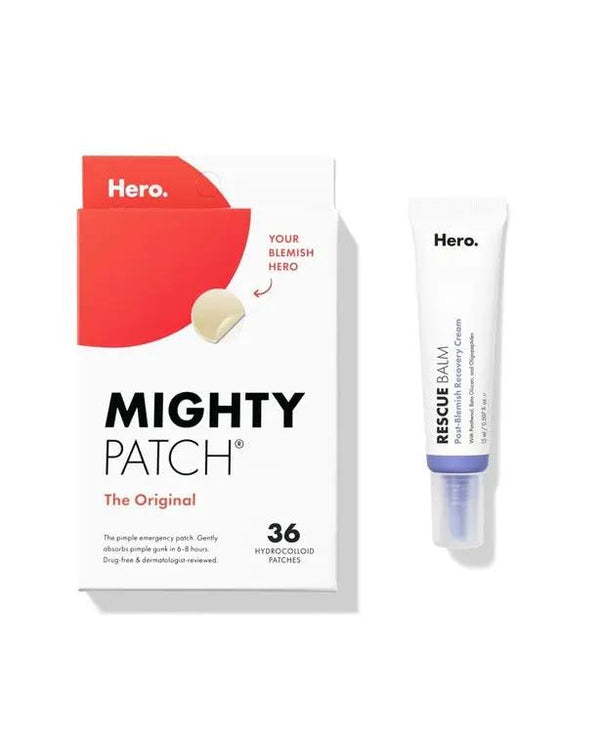 Mighty Patch Original 36ct and Rescue Balm Bundle
