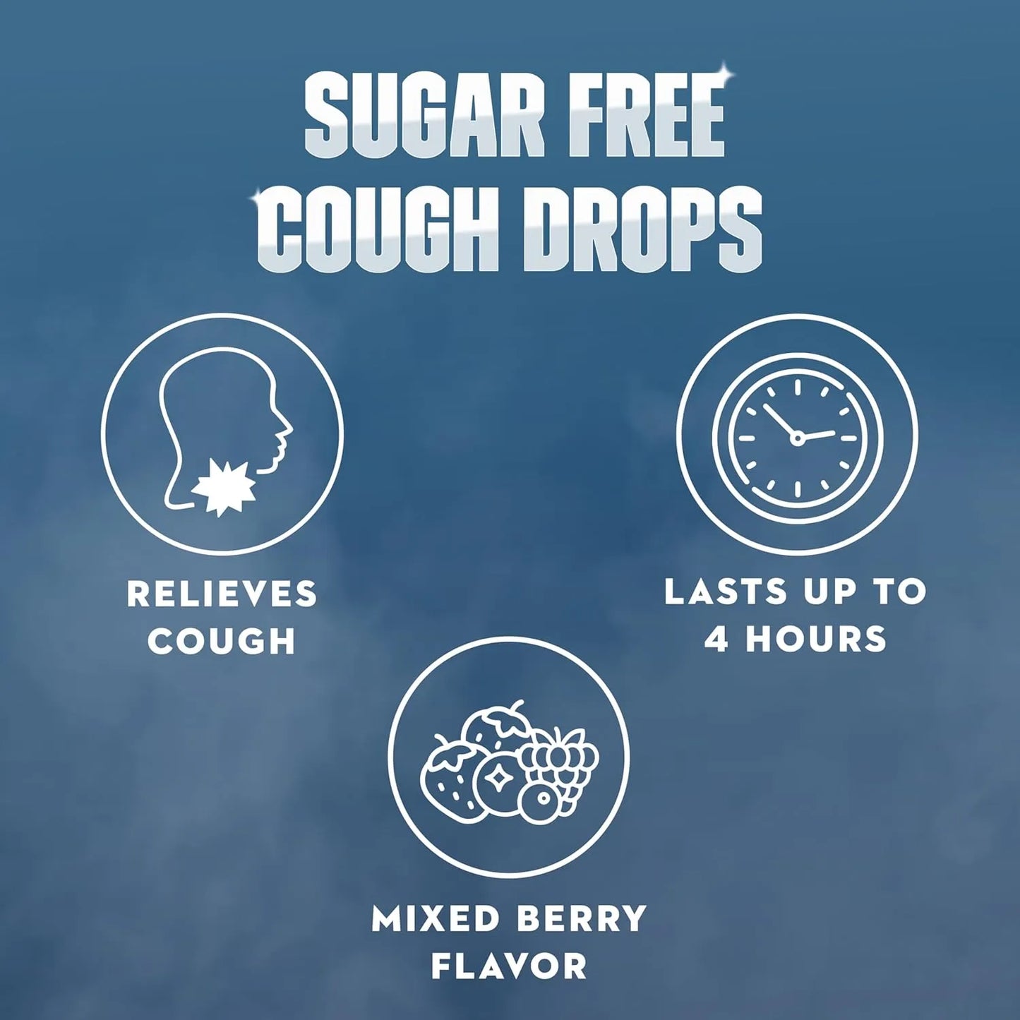 Mucinex Instasoothe Sugar Free Cough Drops, Mixed Berry Medicated Cough Drops, 40ct