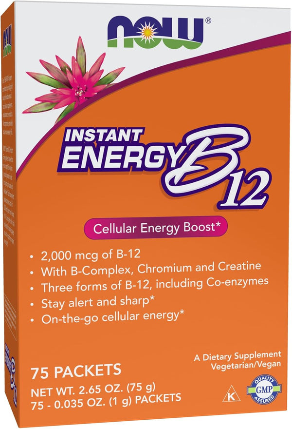 NOW Foods Instant Energy B-12, 75 packets
