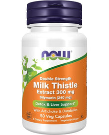 NOW Foods, Milk Thistle, Double Strength, 300 mg,
50 Veg Capsules
