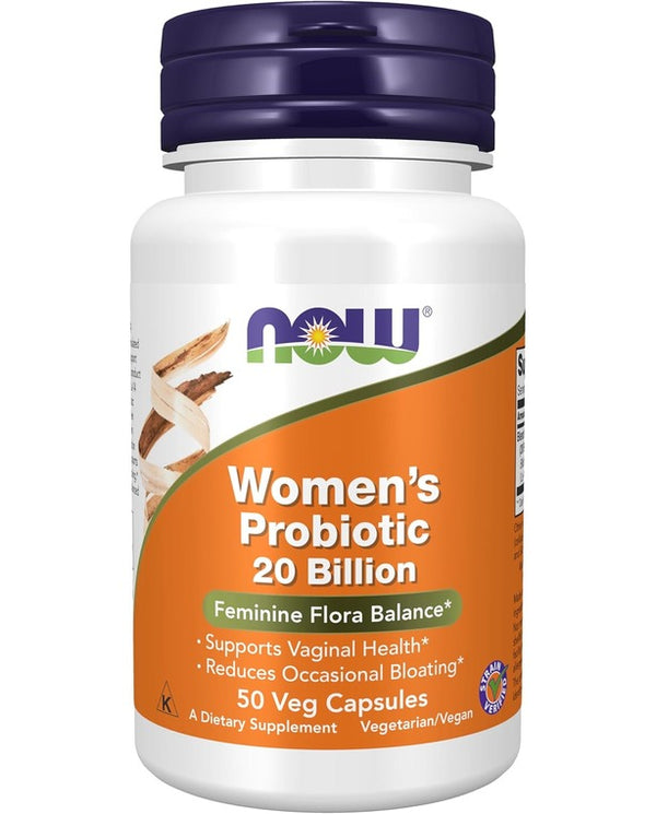 NOW Foods Supplements, Women's Probiotic, 20 Billion, 50 Veg
Capsules