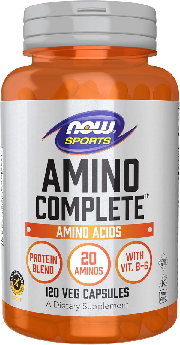NOW Sports Amino Complete™, 120 Veg Capsules