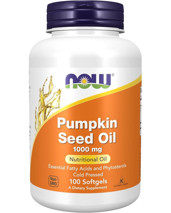 NOW Supplements, Pumpkin Seed Oil 1000 mg, Cold Pressed, 100 Softgels
