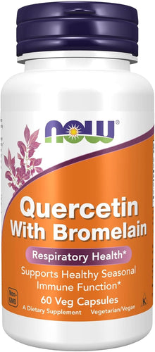 NOW Supplements, Quercetin with Bromelain, 60 Veg Capsules