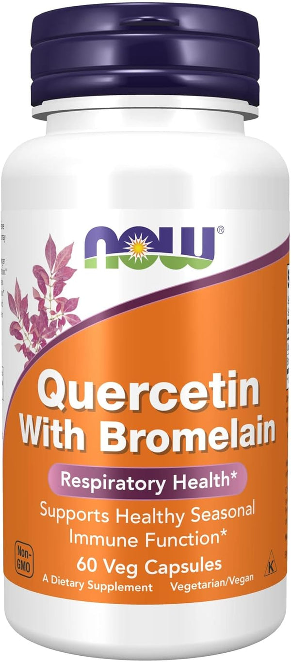 NOW Supplements, Quercetin with Bromelain, 60 Veg Capsules