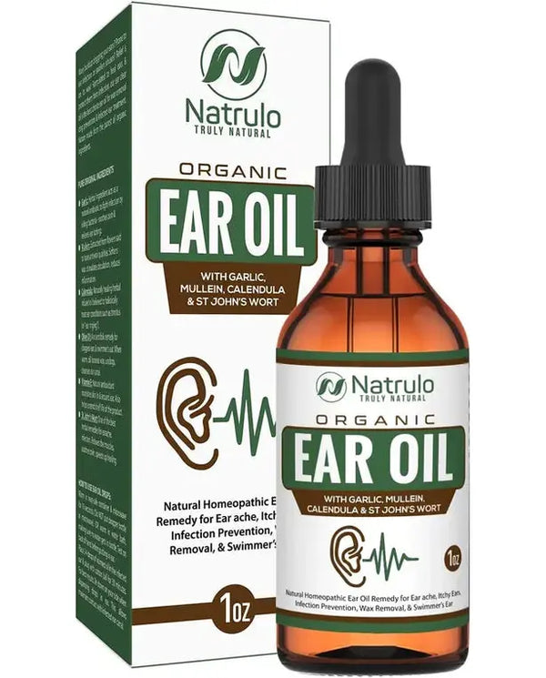 Organic Ear Oil for Ear Infections Natural EardrNatrulo Organic Ear Oil for Ear Infections Natural Eardrops for Infection Prevention, Swimmer's Ear & Wax Removal Adults, Baby, Children, Pets Earache Remedy with Mullein, Garlic, Calendula, Made in USA.ops for Infection Prevention, Swimmer's Ear & Wax Removal Adults, Baby, Children, Pets Earache Remedy with Mullein, Garlic, Calendula, Made in USA.
