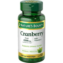 Nature's Bounty Cranberry Pills, Softgels, 4200 Mg, 120 Ct Nature's Bounty